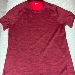 Zella Men’s Heathered Maroon Short-Sleeve Performance Tee